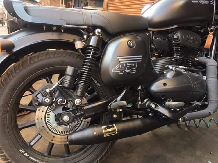 Barrel Exhaust for Jawa 42/Yezdi Roadster