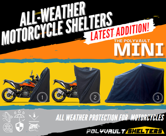 Polyvault Bike Tent (650cc and below)